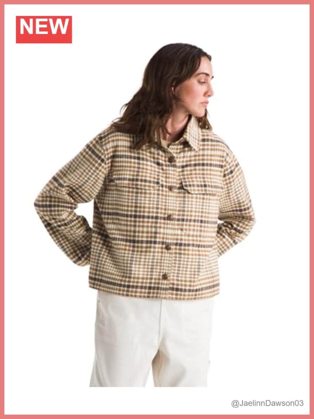Women's Valley Flannel Shirt Cotton Polyester Relaxed Fit Button Down